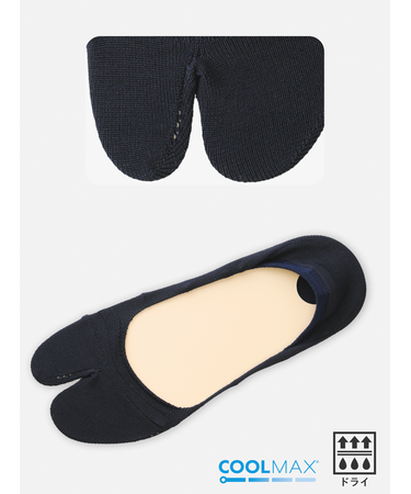【Tabio MEN】足袋カバー クールマックス?（脱げにくい設計）