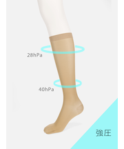 【美脚Labo】強圧弾性ハイソックス