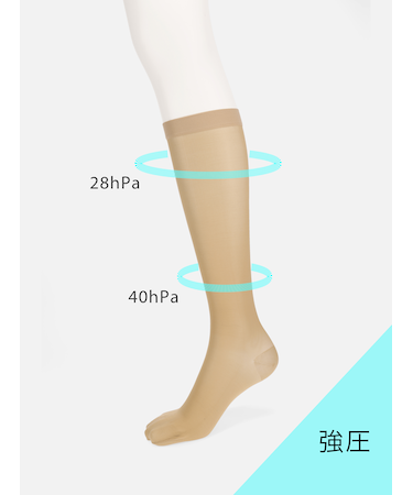 【美脚Labo】強圧弾性ハイソックス