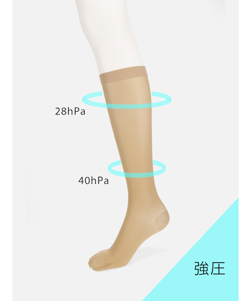 【美脚Labo】強圧弾性ハイソックス