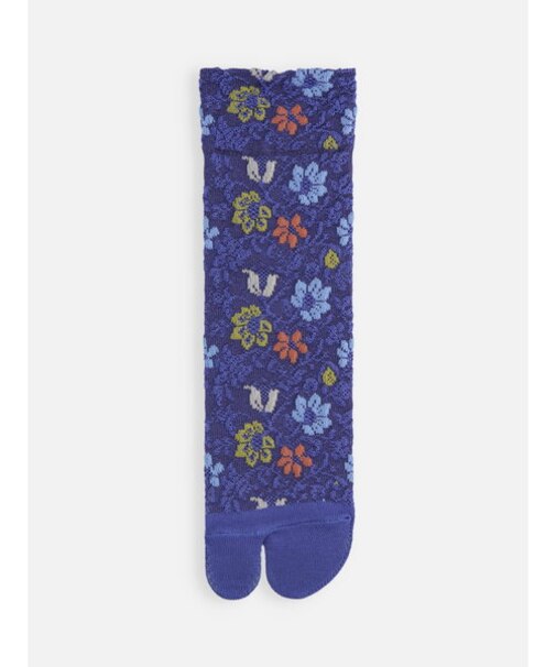 花フロート柄足袋ソックス