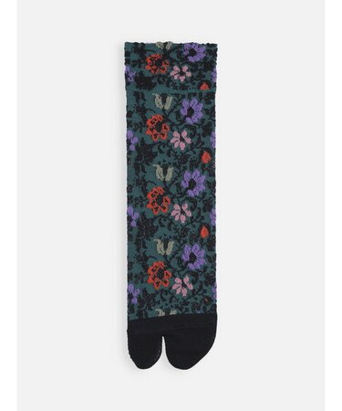 花フロート柄足袋ソックス