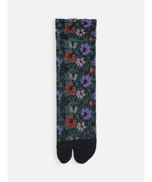 花フロート柄足袋ソックス