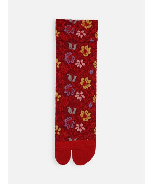 花フロート柄足袋ソックス