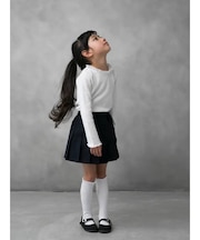 キッズ フロートリボン柄ハイソックス13～15cm