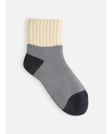 三面切替パイル起毛ルームソックス