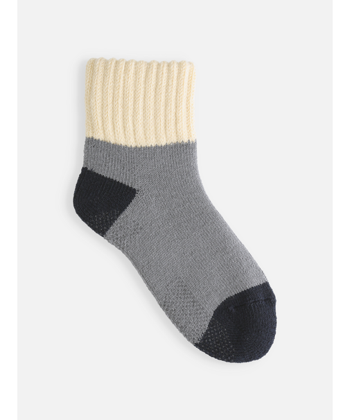 三面切替パイル起毛ルームソックス