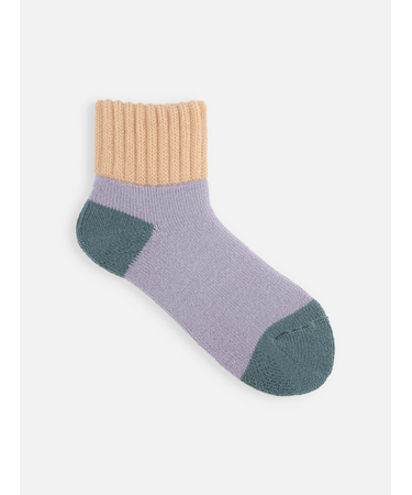 三面切替パイル起毛ルームソックス