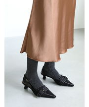 薄手ラメハイソックス