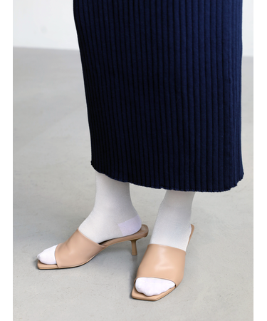 薄手ラメハイソックス