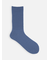 毛混リブ無地ソックス