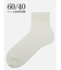 メンズ 無地ベタショート丈ソックス