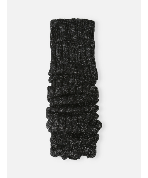 ラメ4×2リブレッグウォーマー