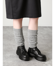 ラメ4×2リブレッグウォーマー