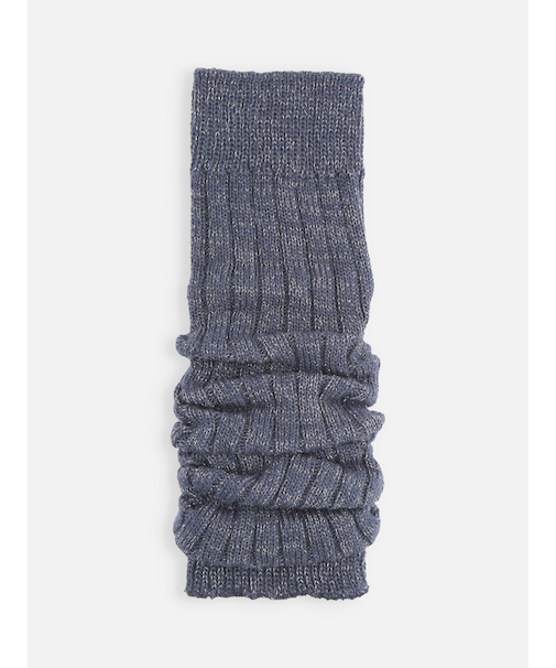 ラメ4×2リブレッグウォーマー