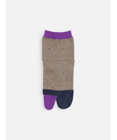 キッズ 足袋ネップ切替ソックス16～18cm