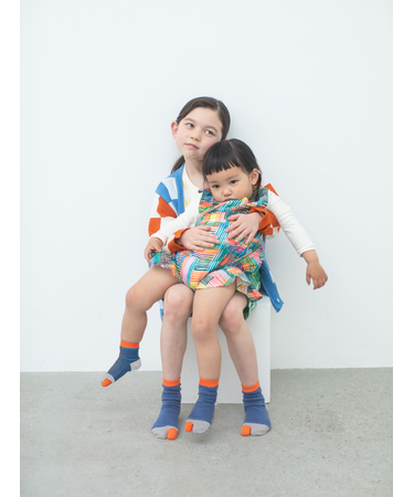 キッズ 足袋ネップ切替ソックス19～21cm