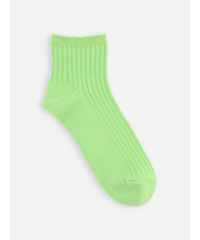 ジュニアサイズ 表糸綿100で毛玉が出来にくい:ショートソックス22～24cm【カスタム刺繍対応】