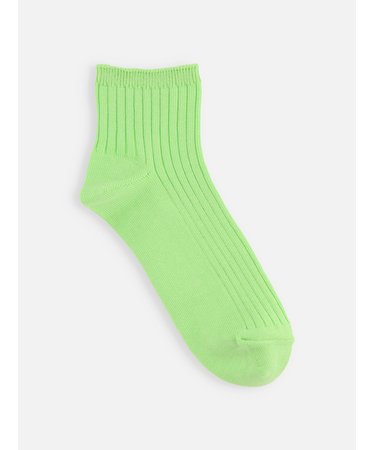 ジュニアサイズ 表糸綿100で毛玉が出来にくい:ショートソックス22～24cm【カスタム刺繍対応】