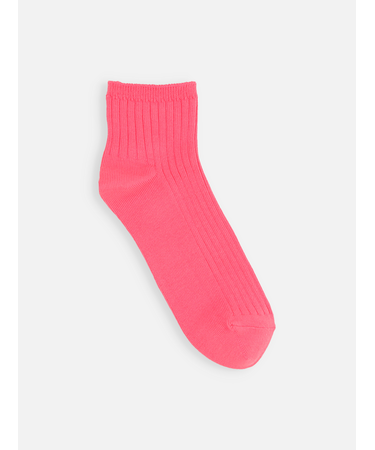 ジュニアサイズ 表糸綿100で毛玉が出来にくい:ショートソックス22～24cm【カスタム刺繍対応】