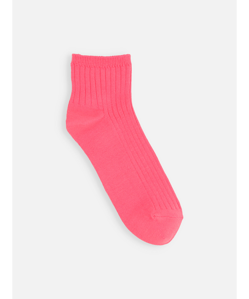 ジュニアサイズ 表糸綿100で毛玉が出来にくい:ショートソックス22～24cm【カスタム刺繍対応】