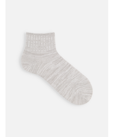 【Tabio MEN】ベーシックリブベタショートソックス