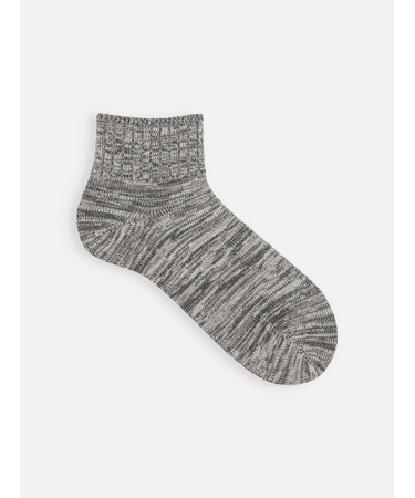 【Tabio MEN】ベーシックリブベタショートソックス