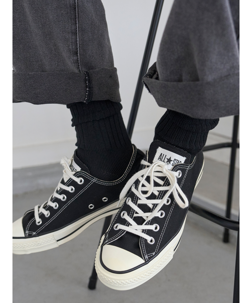 【Tabio MEN】ベーシックリブベタクルーソックス