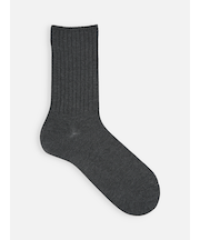 【Tabio MEN】ベーシックリブベタクルーソックス