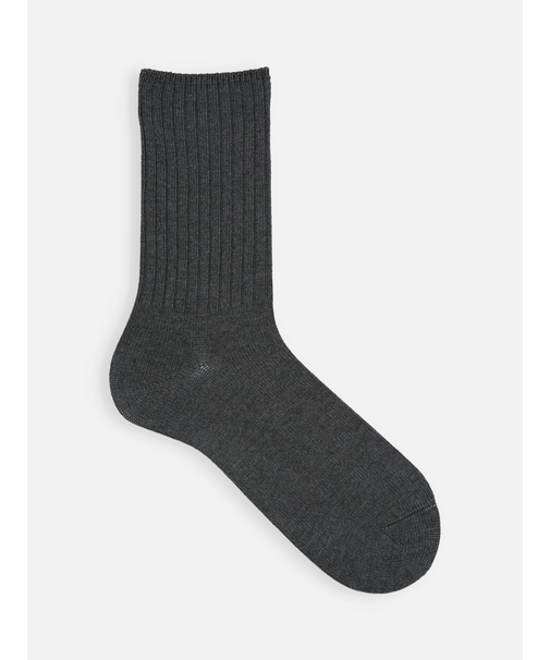 【Tabio MEN】ベーシックリブベタクルーソックス