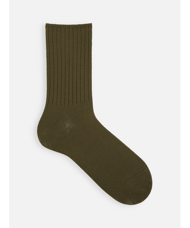 【Tabio MEN】ベーシックリブベタクルーソックス