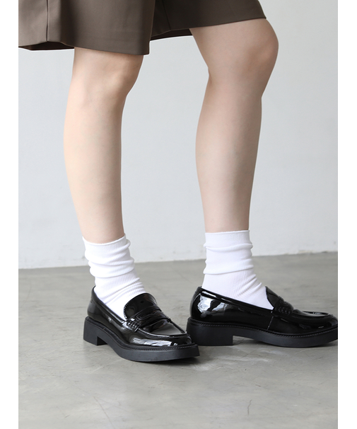 【定番】コットンブライトリブソックス