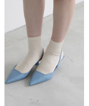 【定番】コットンブライトリブショートソックス