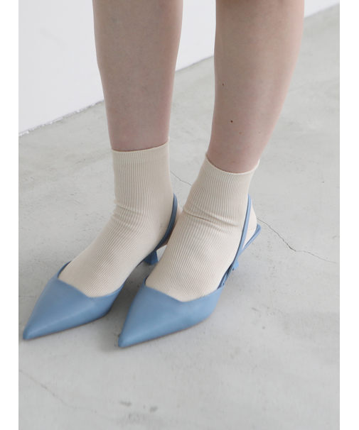 【定番】コットンブライトリブショートソックス