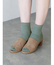 【定番】コットンブライトリブショートソックス