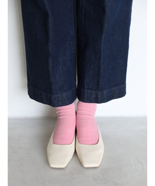 【定番】コットンブライトリブショートソックス