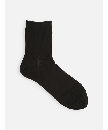 綿無地ショートソックス