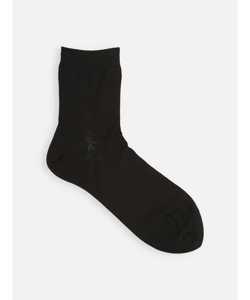 綿無地ショートソックス