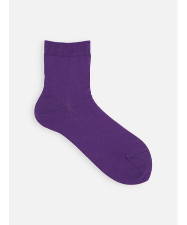 綿無地ショートソックス