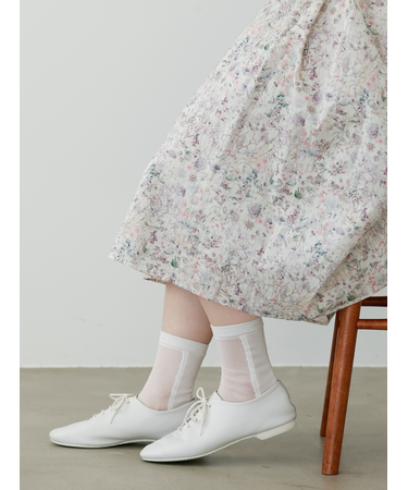 ラメバイカラーショートソックス