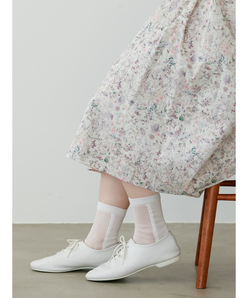 ラメバイカラーショートソックス