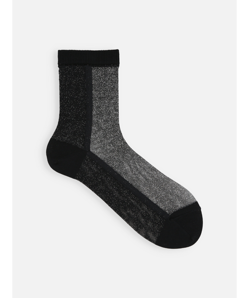 ラメバイカラーショートソックス