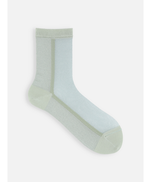 ラメバイカラーショートソックス