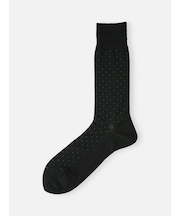 【Tabio MEN】連続シルケット ドットレギュラー丈ソックス 27.0～29.0cm