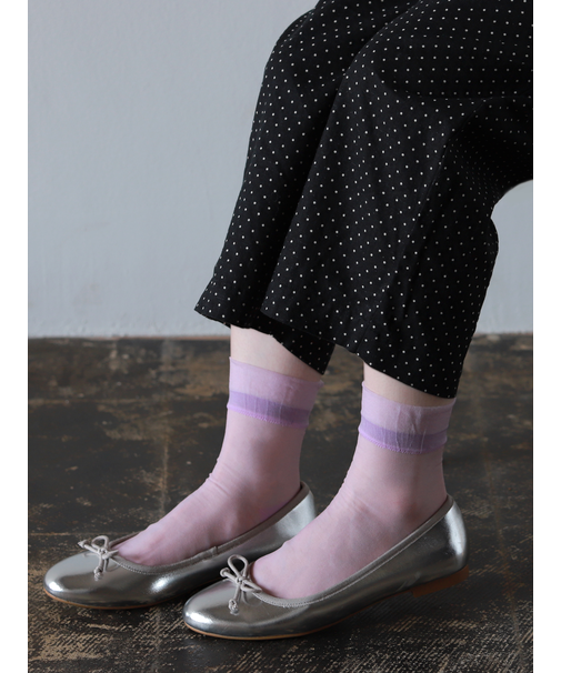 オールシアーショートソックス