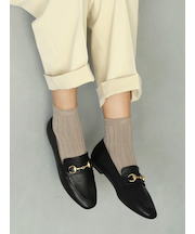 【定番】太リブショートソックス