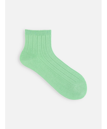 【定番】太リブショートソックス