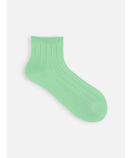 【定番】太リブショートソックス