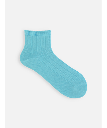 【定番】太リブショートソックス