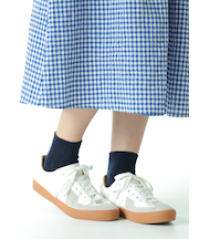 【定番】太リブショートソックス